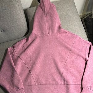 Pink Women's Yogalicious Scuba New Flow Crop Hoodie